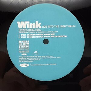 WINK ウィンク GREEN OLIVES / JIVE INTO THE NIGHT 野蛮な夜に ○12inch RI-4025 MST RE-MIX