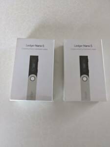 【未開封品、2個】 Ledger NANO S (レジャーナノ S) USB型ハードウエアウォレット 