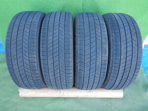 ★BS BLIZZAK VRX3 スタッドレス★225/60R17 99Q 残り溝:7部山以上 2021年製 4本 MADE IN JAPAN