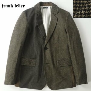 参考価格￥95,040- 極美品 ドイツ製 FRANK LEDER フランクレダー 2016年AW ALL STAR WOOL JACKET クレイジー ツイード ジャケット S(JP:M