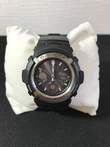 5-93 CASIO カシオ G-SHOCK ジーショック SHOCK RESIST 腕時計 時計 黒 ブラック ソーラー AWG-M100 TOUGH SOLAR