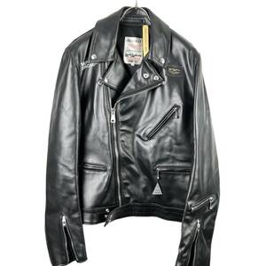 Moncler× Fragment× Lewis Leather (モンクレール× フラグメント× ルイスレザー) DWAYNE GIUBBOTTO Leather Jacket (black)