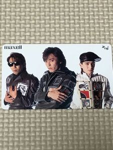 【未使用】テレホンカード　TMネットワーク　TMN 小室哲哉　maxell