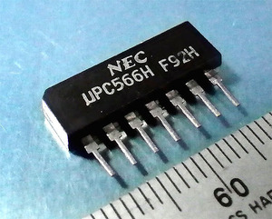 NEC uPC566H (ローノイズ・プリアンプIC) [5個組](d)