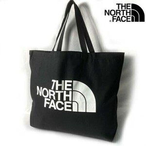 1円～!売切!【正規新品】THE NORTH FACE HOLIDAY REUSABLB TOTE トート バッグ エコバッグ USA購入 ビッグロゴ 男女兼用 黒 180626-B-3