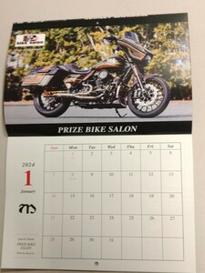 萬羽　カレンダー　2024　ハーレーダビットソン　バイク　Harley-davidson　mamba　