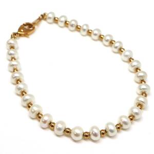 POLA jewelry(ポーラ)◆K18本真珠ブレスレット◆A 約5.6g 約17.5cm pearl パール jewelry bracelet ジュエリー EA2/EB0