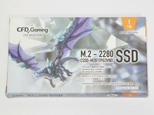 【未使用】 CFD Gaming　CSSD-M2B1TPG3VND　NVMe内蔵SSD　1TB　M.2　2280　PCIe Gen.4x4　読取り最大4,950MB/秒