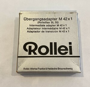 Rolleiflex ローライフレックス 純正 SL35用 M42 アダプター Intermediate adapter M42 / Rollei ローライ