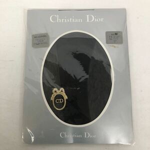 未使用　クリスチャンディオール Christian Dior ディオール ストッキング 刺繍