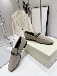 ブルネロクチネリ イタリア　BRUNELLO CUCINELLI レディースシューズ　パンプス　靴 　羊革×レザー　サイズ選択可能