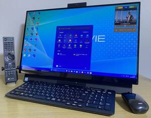 ☆ NEC LAVIE Desk All-in-one PC-DA770MAB/SSD 512GB+HDD 3TB/ Win11 Pro/ Office/ i7-8565U/16GB/3波TV/Wチューナー/Blu-ray/Webカメラ☆
