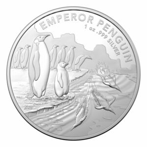 [保証書・カプセル付き] 2023年 (新品) オーストラリア 南極領土 皇帝ペンギン 純銀 1 オンス 銀貨