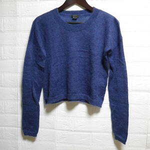 A525 ◇ Theory | セオリー　WOOL６４％ニット　青　中古　サイズＳ/Ｐ