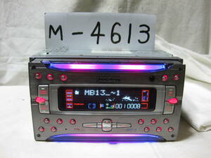 M-4613　ADDZEST　アゼスト　DMZ815MP　MP3　2Dサイズ　CD&MDデッキ　故障品