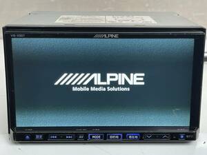 動作品 ALPINE アルパイン　メモリーナビ　VIE-X007Ⅱ Bluetooth/CD/DVD/フルセグTV/SD 2013年地図