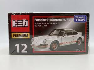 【廃盤】トミカプレミアム No.12 ポルシェ 911 カレラ RS 2.7 シュリンク未開封