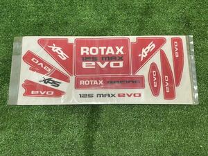 #02473 新品未使用 ROTAX 純正 MAX EVO ラジエターステッカー