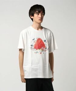 【E hyphen world gallery】『イーハイフンワールドギャラリー　いちご姫Tシャツ　メンズ　Mサイズ　綿100%』　　メンズ半袖シャツ