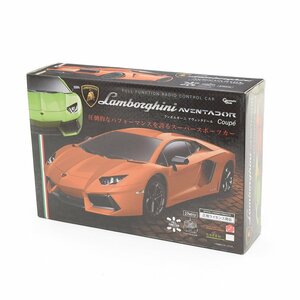 ★488904 未使用品 フルファンクションラジオコントロールカー ランボルギーニ アヴェンタドール Coupe オレンジ