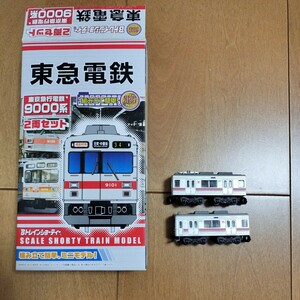 【組立済　現状渡し】⑬Bトレ　Bトレイン　東急電鉄　9000系　2両セット　　　鉄道　鉄道模型　Nゲージ　東急