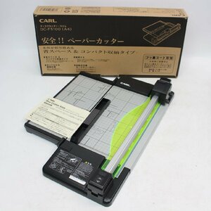 556)【美品】CARL カール事務器 ディスクカッター ペーパーカッター DC-F5100 A4 折りたたみ 裁断機