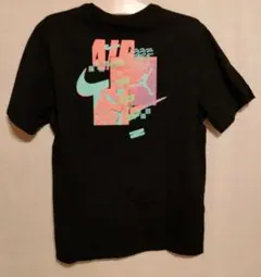 NIKE　ナイキ　JORDAN　ジョーダン　Tシャツ　XL　バスケ　黒　半袖