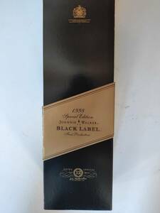 【新品未開封品】古酒　JOHNNIE WALKER 12 YEARS 1998 SPECIAL EDITION　BLACK LABEL First Production ジョニー ウォーカー