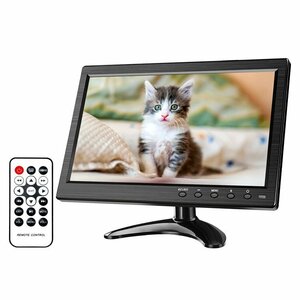 10.1インチ汎用カラーモニター 車載モニター 1024×600 広視野角 IPS液晶 HDMI/VGA/RCA/BNC入力可 USBメディアプレーヤー CMN101NEW