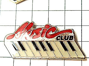 ピンバッジ・ピアノ音楽クラブ鍵盤◆フランス限定ピンズ◆レアなヴィンテージものピンバッチ