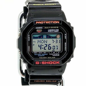 極美品 G-SHOCK ジーショック CASIO カシオ 腕時計 GWX-5600-1JF G-LIDE スクエア デジタル 電波ソーラー メンズ 【ITXNYOMMWUIA】
