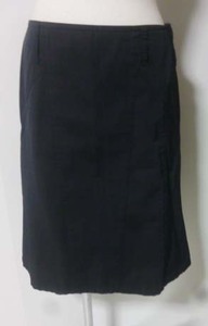 FRAGILEフラジール/三陽商会 スカート38 黒 ひざ丈 ブラック
