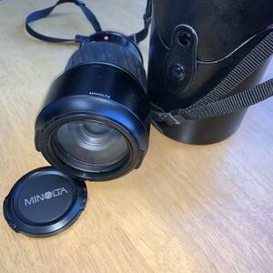 【中古】MINOLTA AF 100-300 レンズ ケースあり