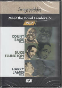 DVD◆新品・送料無料◆Meet the Band Leaders-5/カウント・ベイシー1964/デューク・エリントン1965/ハリー・ジェイムス1965 ev1032