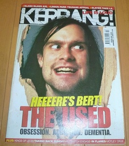 送料込!!【kerrang!ケラング】no.1039/the used/スラッシュslashインタビューVelvet Revolverガンズ・アンド・ローゼズ・中古本