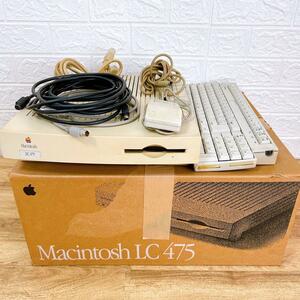 【ジャンク】Macintosh mac　マック　アップルコンピュータ LC475　フロッピーディスク　マウス付き　レトロPC　パソコン