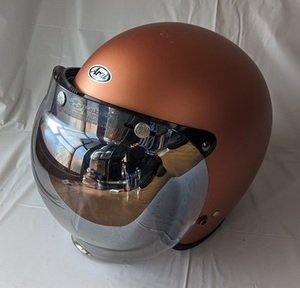 ARAI CLASSIC MOD アライ クラシック MOD バブルミラーシールド付き(取り外し開閉可能) ジェットヘルメット 中古　管理№6894