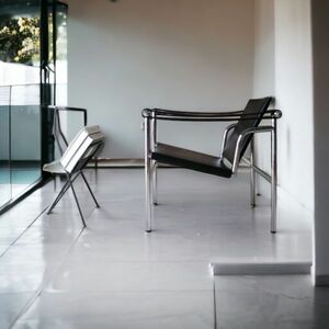 「LC1」by le corbusier for Steel line? 1980s / #Knoll #Cassina #大塚家具 北欧 本革 椅子 チェア イタリア リプロダクト コルビジェ