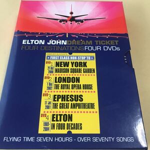 ELTON JOHN 【ELTON JOHN DREAM TICKET】4DVD 超美品説明参照DVHY