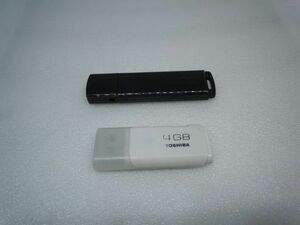 ◆一撃落札 USBメモリ 4GB 2個 USB2.0 TOSHIBA / IODATA