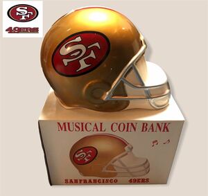 DEADSTOCK 限定　箱無し　ビンテージ　貯金箱　49ers サンフランシスコ　デッドストック　90年代　入手困難　TeamNFL USA San Francisco