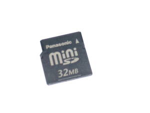 動作保証！Panasonic miniSDカード 32MB