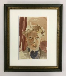 【特価】　≪　　ラウル 　デュフィ 　　≫　　リトグラフ【石版画】　　AUTOPORTRAIT　　1965年　　RAOUL　 DUFY