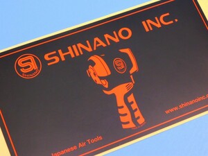 信濃／ＳＨＩＮＡＮＯ　ステッカー　ブラック(黒)　