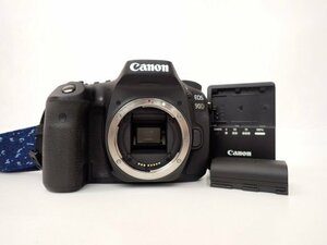 Canon キヤノン デジタル一眼レフカメラ EOS 90D ボディ バッテリー/充電器付き □ 6DBC5-18