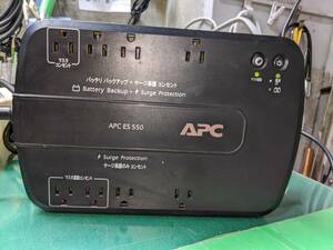 APC BE550G-JP　無停電電源装置UPS　INPUT　AC100V50/60Hz.5.5A