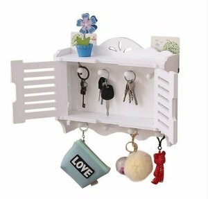 LYW751★*:壁掛けキーフック 鍵収納 キーホルダー ストラップ 玄関 小物 収納 ウォールラック 装飾