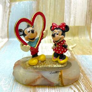 レア★ミッキーマウス Micky Mouse ミニーマウス Minnie Mouse ハート バレンタイン★ロンリー コレクション 大理石★ディズニー Disney
