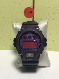 CASIO カシオ G-SHOCK Gショック DW-6900CC クレイジーカラーズ パープル クオーツメンズ 腕時計 