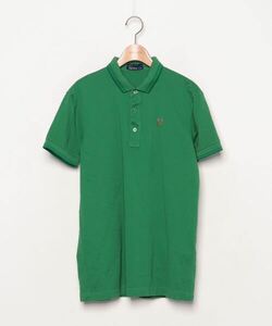 「FRED PERRY」 半袖ポロシャツ MEDIUM グリーン メンズ